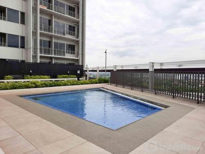 Apartemen Orange County - Unfurnished Studio with AC at 26th Floor Orange County Apartment By Travelio