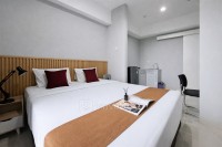 Classic and Homey Gray Studio at Apartment The Ayoma By Travelio