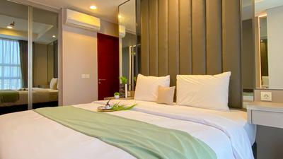 Apartemen The Kencana Residence - Spacious and Homey 2BR Apartment with Private Lift at The Kencana Residence By Travelio