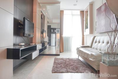 Apartemen Bellagio Residence - Elegant and Comfy 1BR with Extra Room Apartment at Bellagio Residence By Travelio